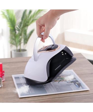 Fahani 168W LED UV Nail Lamp for Gel Polish | Professional Nail Dryer with 36 UV Lights & Infrared Sensing | 4 Timers | Includes 12 Pcs Manicure/Pedicure Set | Portable Nail Art Curing Lamp - Buy Online on GoSupps.com