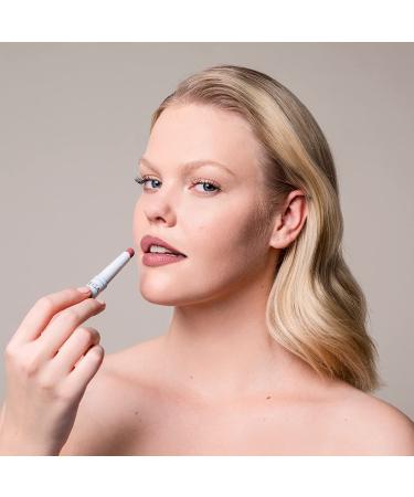 Vegan Lipstick (Rosewood) - 100% Natural & Recyclable | Eco-Friendly Cosmetics Made in Germany - Buy Online on GoSupps.com