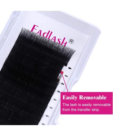Fadlash Easy Fan Lashes C Curl 0.03 13-16mm Mixed Length Russian Eyelashes - Natural Self Fanning Blooming Extensions - Buy Online on GoSupps.com