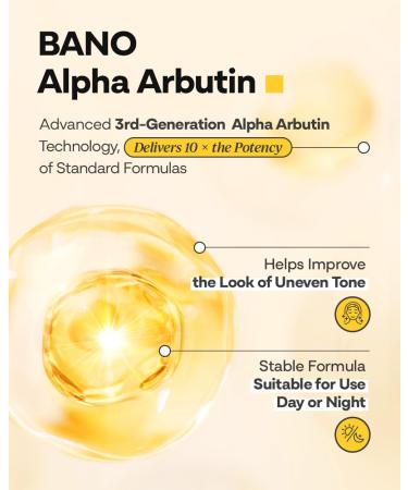 Bano Alpha Arbutin Triple Cream Face Moisturizer with Alpha Arbutin & Niacinamide | Hydrating Hyaluronic Acid | Korean Skincare for Sensitive Skin | Fragrance-Free | 2.02 fl oz - Buy Online on GoSupps.com