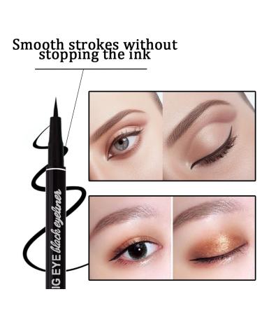ETEDES 3-in-1 Precision Liquid Eyeliners Set | Long Lasting, Waterproof, Smudge Proof | 3 Black Eyeliners - Buy Online on GoSupps.com