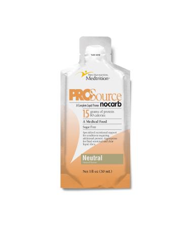 Medtrition NoCarb Neutral Packets Neutral 1 Fl Oz (Pack of 25)