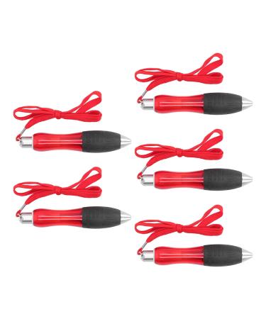 Big Fat Pens Weighted Big Fat Pens Retractable Red Body Balanced Weight Strengthen Muscles 5 Pack for Arthritis