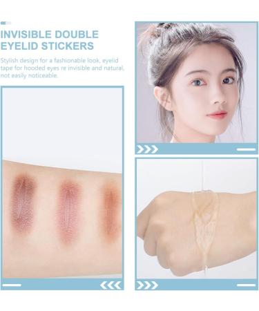 POPETPOP 2 Sets Invisible Double Eyelid Stickers 2 Sided Tape Eyelid Strips Eye Lift Tape Hooded Eyelid Lifter Strips Eyelid Tape Eye Lid Tape Eye Lift Strips Droopy Eyelid Lifter Eyes Glue - Buy Online on GoSupps.com