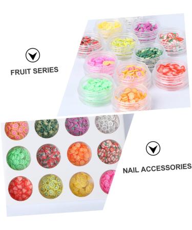 FOMIYES 1 Set Nail Slice Decorations Food Colouring Nail Art Slices Fruit Manicure Sequins Nail Art Decals 3d Fruit Slices Fruit Charms Nail Embellishments Charms for Slice Nail Decoration - Buy Online on GoSupps.com