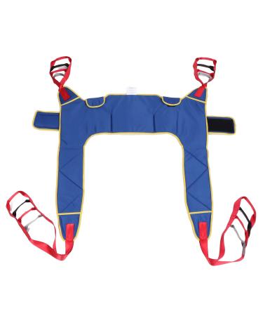 Patient Lift Sling 507lb Weight Capacity Transfer Sling with Waist Fasteners Straps and Armpit Pads Nylon Adjustable Patient Aid Device for Patient Elderly Toileting Shower Lifting