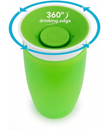 Munchkin Miracle 360 BPA-Free Sippy Cup 296mL 10oz - 3 Pack (Blue/Green/Purple) - Buy Online on GoSupps.com