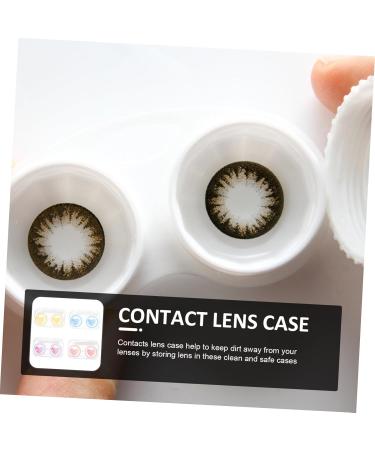 Healvian 20-Piece Travel Contact Lens Container Set | Eyelash Care & Makeup Mirror | Portable Storage Solution for Lenses - Buy Online on GoSupps.com