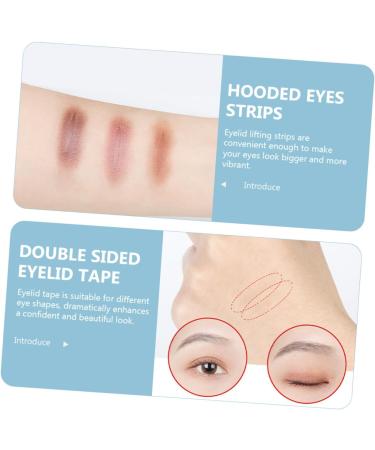 DRESSOOS Big Eyes 2 Sets 2 sided tape invisible double eyelid sticker hooded eyelid lifter strips double eyelid tape eye lift strips double sided eyelid tape droopy eyelid lifter eyes glue - Buy Online on GoSupps.com