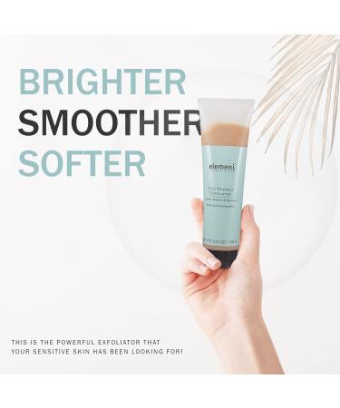 elemeni Organic Face Scrub - Unisex Exfoliator & Facial Cleanser with Alpha Hydroxy Acid | 5.5 OZ Vegan Friendly Skincare - Buy Online on GoSupps.com