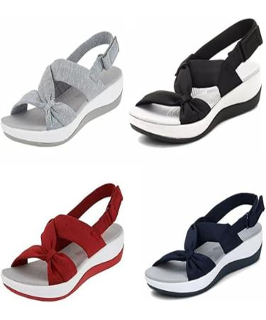 Women's Orthopedic Arch Support Comfy Sandals - Reducing Pain, Open Toe, Adjustable Ankle Strap - Size 8 - Buy Online on GoSupps.com