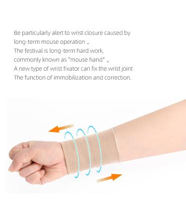 Wrist Compression Sleeve for Tendonitis & Arthritis Relief - Elastic Carpal Tunnel Support Band (Beige Medium) | Pain Relief for Fitness & Sports - Buy Online on GoSupps.com
