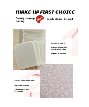 40-Piece Round Makeup Sponge Set - Wet & Dry Powder Puffs for All Skin Types - Perfect for Foundation & Blush - Buy Online on GoSupps.com