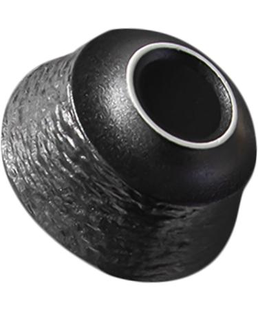 Minkissy 3-Piece Shaving Bowl Set | Decorative Ceramic Containers for Men | Travel-Friendly Razor Cups | Black Stone Pattern | Perfect for Grooming Care - Buy Online on GoSupps.com
