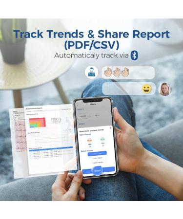 Checkme Armfit Plus: Bluetooth Blood Pressure & EKG Monitor - 30S Automatic Measurement Heart Rate Tracker Free App for Android & iOS - Buy Online on GoSupps.com