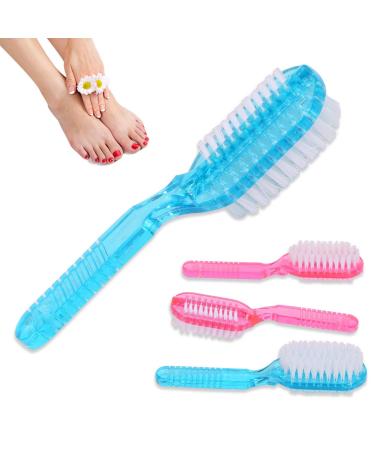 fingernail Scrub Brush Toe Cleaning Brush Handle Grip Nail Brush Home Laundry Cleaning Clothes Shoes Foot Scrubber