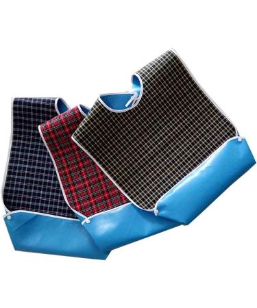 Bibs gLoaSublim Waterproof Old People Meal Eating Drinking Bib Protector Disability Aid Apron - Red - Buy Online on GoSupps.com