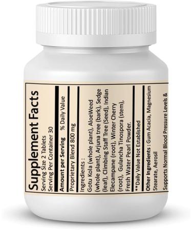 Ivy's Mukta Vati Herbal Tablets - Ayurvedic Formula 60 Tablets | Natural Blood Pressure Support - Buy Online on GoSupps.com