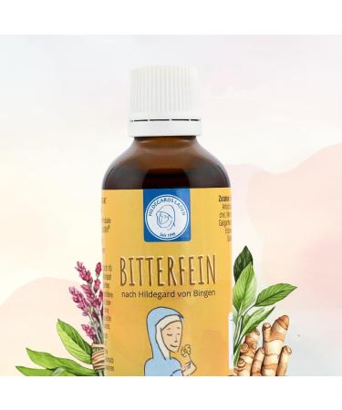 Bitterfein Herbal Bites | Hildegard von Bingen | 17 Plant Concentrate | 50ml for 30 Days | Pre-Meal Digestive Support - Buy Online on GoSupps.com