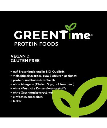 GreenTime Bio Burger Mix - Vegan & Gluten Free | 3 x 135g Pea Protein Vegetable Burger Mix | 9 Portions for Roasting & Grilling - Buy Online on GoSupps.com