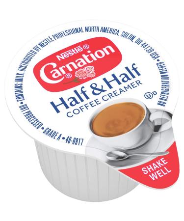 Nestle Carnation Coffee Creamer Half & Half - 360 Count, No Refrigeration, Real Dairy - Buy Online on GoSupps.com