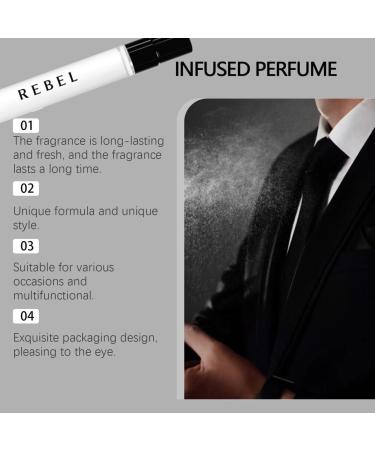 Rebel Phero_mone Perfumes for Men 2024 New Rebel by Alloura for Men Men's Long Lasting Fragrance Cologne Increase Self Confidence and Self Enhance (2PCS) - Buy Online on GoSupps.com