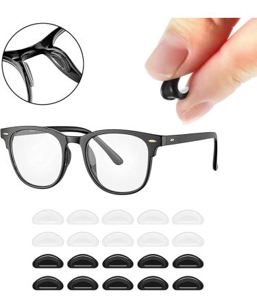Premium Silicone Nasal Pads for Glasses | Anti-Slip Cushion & Ear Hooks | Comfortable Fit for Sports & Reading Glasses (24 Pairs) - Buy Online on GoSupps.com