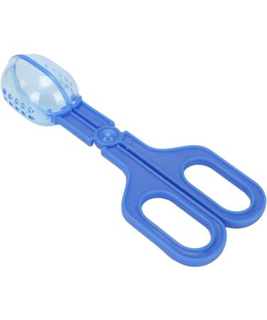 Multi-Purpose Reptile Feeding Clamp | Amphibian Terrarium Tool | Ventilated Fodder Collector - Blue - Buy Online on GoSupps.com
