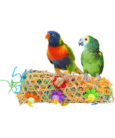Mipcase 9 Pcs Wooden Toys Small Bird Toys Wood Tools Bird Cage Accessories Bird Tool Birdcage Bite Toy Set Medium As Shown - Buy Online on GoSupps.com