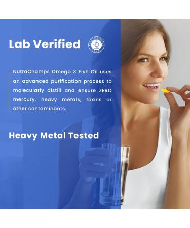 NutraChamps Magnesium Zinc & Vitamin D3 Capsules and Omega 3 Fish Oil Capsules 2 Pack Bundle - Buy Online on GoSupps.com