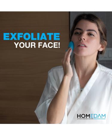 Silicone Back Scrubber Set for Shower - Exfoliating Body Brush & Washer for Men & Women - Buy Online on GoSupps.com