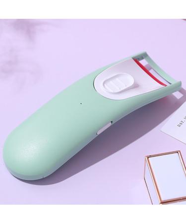 Heated Eyelash Curler - Electric Eyelash Curlers - Battery Powered Heated Lash Curler with Flexible Silicone Pad - Portable Heated Eyelash Curler - Fast Heating Up Naturally Lash Curler for Girls Green - Buy Online on GoSupps.com