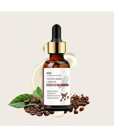 5% Caffeine Eye Serum with Green Tea & Sambucus Nigra | Reduces Dark Circles & Swelling | Professional Skincare for Women - 30ml - Buy Online on GoSupps.com