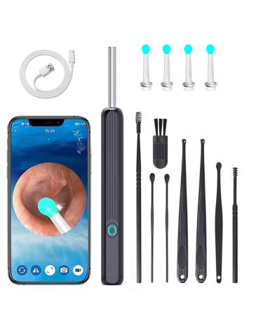 Cliunt ear wax removal Otoscope 1920p ear cleaner with camera waterproof ear endoscope with 6 LED for iPhone iPad and Android smartphones