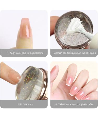 Beaupretty 1 Set Nail Stamp Nail Kits Silicone Stamping Silicone Manicure Stamper Scrapbooking Stamp Nail Art Stampers Manicure Stamping Clear Making Silica Gel Pointy Nail Supplies - Buy Online on GoSupps.com