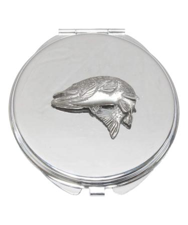 Pike Turning Compact Mirror Handbag Gift With Free Engraving 275