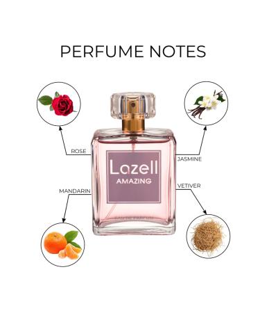 Lazell Amazing for Women Perfume | Impression by C.Mademoiselle | Eau De Parfum 3.4 Fl Oz | Floral Sweet Oriental Fragrance | European oncentrated Scent Lasts 6-9 Hours - Buy Online on GoSupps.com