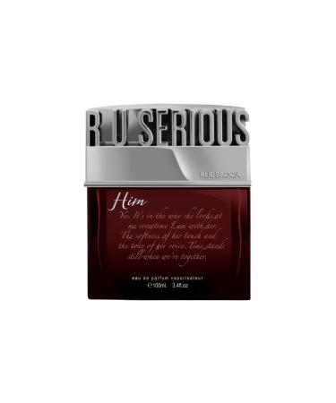 R U Serious Him Eau de Parfum Spray For Men 3.4 Fl. Oz Aromatic Fresh and Sensual Masculine Fragrance For HIM