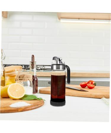 Zerodeko Soy Sauce Pot Soy Sauce Container 3pcs Automatic Opening and Closing Oiler 304 Stainless Steel Glass Oil Liquid Kitchen Vinegar Jars Glass Oil Dispenser 22X7X7CMx3pcs As Shownx3pcs - Buy Online on GoSupps.com