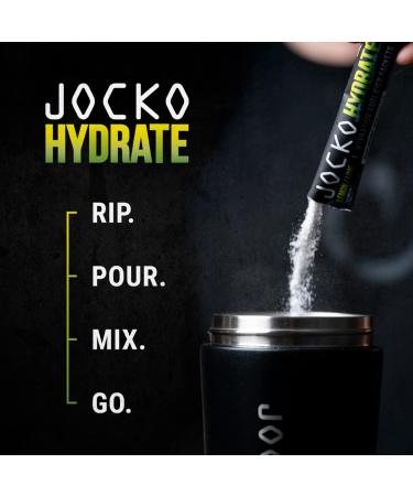 Jocko Fuel Hydrate Electrolyte Lemon Lime (16 Packets) + Creatine Monohydrate Powder 90 Servings - Buy Online on GoSupps.com