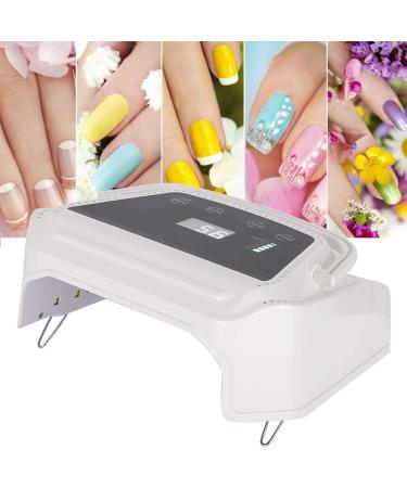 72W Rechargeable Nail Lamp - Professional Gel Polish Dryer with Digital Display for Home & Nail Studio (EU) - Buy Online on GoSupps.com
