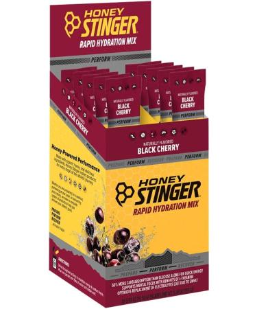 Honey Stinger Perform Rapid Hydration Powder | Black Cherry Electrolyte Multiplier for Exercise - 10 Packets - Buy Online on GoSupps.com