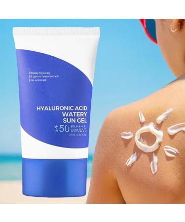 Hyaluronic Acid Moisturizing Gel Non-Sticky UV Protection Hydrating Balancing Cream Nourishing and Radiant Skin Lightweight Moisturizer - Buy Online on GoSupps.com