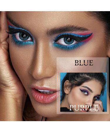 36 Pairs Glitter Eyeliner Stickers - Self-adhesive Eye Line Strips for Instant, Waterproof Eye Makeup - Multicolor - Buy Online on GoSupps.com