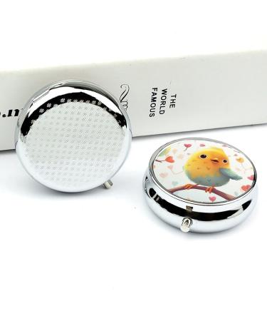 Buy Cute Travel Pill Box - 3 Compartment Portable Organizer for Purse & Pocket | Ideal for International Shipping - Buy Online on GoSupps.com