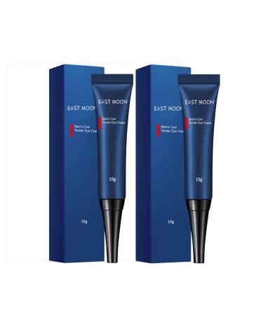 fashsgirl 2PCS Mens Eye Cream Eye Treatment for Men Men's Moisturizing Eye Cream Remove Eye Bags Brightens Reduces Puffiness Dark Circles and Fine Lines For All Skin Types