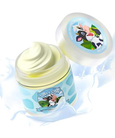  Generisch Beef Tallow Face Moisturizer | 50g Organic Beating Butter | Organic Sebum Cream Unscented Quickly Penetrates - For Dry & Sensitive Skin - Buy Online on GoSupps.com