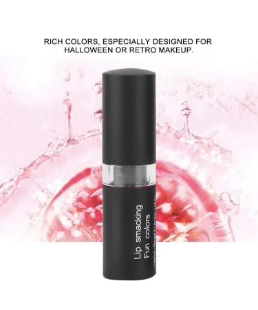 Black Matte Lipstick - Long-Lasting Highly Pigmented Retro Lip Gloss for Parties & Halloween Makeup - Buy Online on GoSupps.com