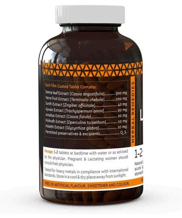 Nutranix Hrz Herbal Lax Light Senna Leaf 30 Tablets - Natural Constipation Relief - Buy Online on GoSupps.com