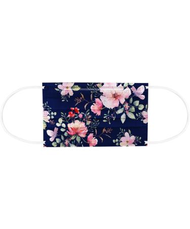 Lulupi 10-Piece Elegant Flower Motif Adult Mouth and Nose Protection Bandana Scarf - Breathable Women's Face Mask for Enhanced Comfort - International Shipping Available - Buy Online on GoSupps.com